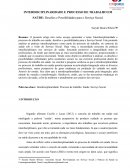 Interdisciplinaridade e Processo de Trabalho em Saúde: Desafios e Possibilidades para o Serviço Social