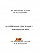 O DESENVOLVIMENTO DE SISTEMA PARA ANÁLISE DE PERFORMANCE DE ALGORITMOS DE ORDENAÇÃO DE DADOS