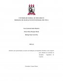 Relatório para apresentação ao projeto de Graduação em Engenharia Mecânica