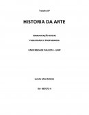 HISTORIA DA ARTE COMUNICAÇÃO SOCIAL PUBLICIDADE E PROPAGANDA