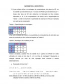 A MATEMÁTICA E ESTATÍSTICA