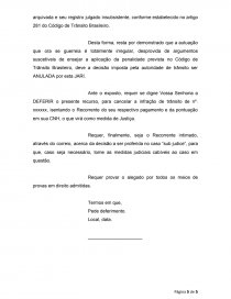 Modelo De Carta Para Recorrer De Multa  Vários Modelos