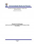 PROJETO DE PESQUISA: DIREITOS DO PÚBLICO INFANTO-JUVENIL CONTRA CRIANÇAS VITIMAS DE VIOLÊNCIA