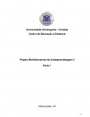 Projeto Multidisciplinar de Autoaprendizagem II