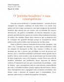 O "jeitinho brasileiro" e suas consequências