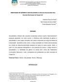 IDENTIDADE DE GÊNERO E SEXUALIDADE:Um Estudo Empreendido Nas Escolas Municipais de Guapó-Go
