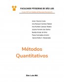 Os Métodos Quantitativos