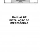 Manual de Instalação de Impressoras