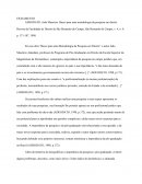 Fichamento, Bases para uma metodologia da pesquisa em direito. ADEODATO