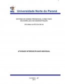 ATIVIDADE INTERDISCIPLINAR INDIVIDUAL