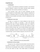 Relatório:Os Diversos circuitos eletrônicos necessitam de tensões cc para operarem de forma adequada