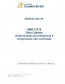 Geotecnia II trabalho NBR 12770