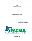 Economia e Gestão do Setor Público