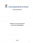 Parâmetros Curriculares Nacionais para o ensino de Matemática