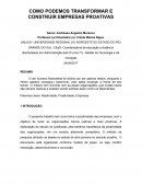 Paper Proatividade empresarial