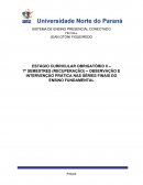 OBSERVAÇÃO E INTERVENÇÃO PRÁTICA NAS SÉRIES FINAIS DO ENSINO FUNDAMENTAL