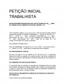 Peticao inicial trabalhista