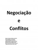 A Negociação e Conflitos