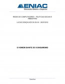 PORTFÓLIO DE POLÍTICAS SOCIAIS E AMBIENTAS ENIAC - O HOMEM DIANTE DO CONSUMISO