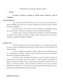 Prevenção de Acidentes no Ambiente de Trabalho visando a Segurança e Saúde do Trabalhador