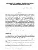 QUESTIONAMENTOS E ESCLARECIMENTOS SOBRE O QUE OS PAIS PRECISAM SABER SOBRE O TRASNTORNO DO ESPECTRO AUTISMO