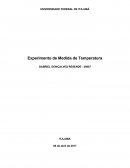 Relatorio medidas de temperatura