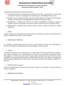 Orientações para elaboração do projeto de pesquisa