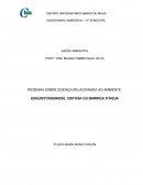 RESENHA SOBRE DOENÇA RELACIONADA AO AMBIENTE: ESQUISTOSSOMOSE, XISTOSA OU BARRIGA D’ÁGUA