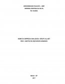 NOME DA EMPRESA ANALISADA: GRUPO ALL NET PIM V: GESTÃO DE RECURSOS HUMANOS