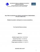 Medição de pressão e calibração de um sensor piezoelétrico