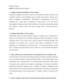 Fundamentos da Psicologia I