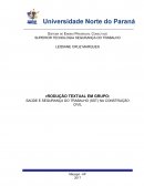 SAÚDE E SEGURANÇA DO TRABALHO (SST) NA CONSTRUÇÃO CIVIL