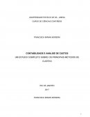 UM ESTUDO COMPLETO SOBRE OS PRINCIPAIS MÉTODOS DE CUSTEIO