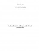 Instituto Brasileiro de Pesquisas de Mercado Resultados da Pesquisa