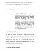 CONTESTAÇÃO A RECLAMATÓRIA TRABALHISTA