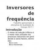 Os Inversores de Frequência