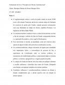 Fichamento do livro “Princípios do Direito Constitucional”