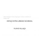 Espaço Intra Urbano no Brasil