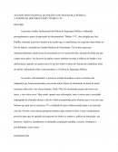 ANÁLISE INSTITUCIONAL DA POLÍTICA DE SEGURANÇA PÚBLICA A PARTIR DO DOCUMENTÁRIO “ÔNIBUS 174”