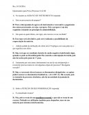 Questionário para Prova Processo Civil III.