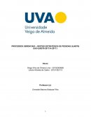 PROCESSOS GERENCIAIS – GESTÃO ESTRATÉGICA DE PESSOAS