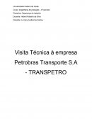 A Petrobras responsável pela armazenagem e pelo transporte de combustível
