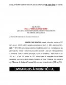 AÇÃO MONITORIA EMBARGOS CESSÃO CARTÃO DE CREDITO