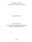 RELATÓRIO SOBRE O DEPARTAMENTO DE RECURSOS HUMANOS DA EMPRESA BRADESCO S.A.