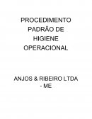 Procedimento Padrão de Higiene Operacional