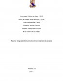 Resenha: Um guia do Conhecimento em Gerenciamento de projetos