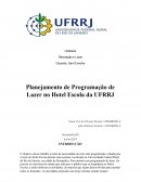 Planejamento de Programação de Lazer no Hotel Escola da UFRRJ