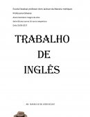 Tabalho de ingles