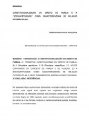 Uma visão sobre o artigo: " CONSTITUCIONALIZAÇÃO DO DIREITO DE FAMÍLIA E A “SOCIOAFETIVIDADE” COMO CARACTERIZADORA DE RELAÇÃO PATERNO-FILIAL" de autoria de Gabriela Nascimento Gonçalves - Bacharelanda em Direito pela Universidade Salvador - UNI