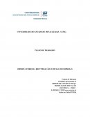 PLANO DE TRABALHO OBSERVATÓRIO DA RECUPERAÇÃO JUDICIAL DE EMPRESAS